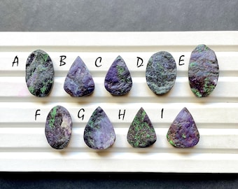 Kammererite Druzy Cabochon Loose Gemstone For Jewelry Making, AAA+ Natural Kammererite Druzy Gemstone For Handmade Jewelry - 31007-31015