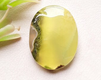 Australian Prehnite Cabochon Loose Gemstone For Jewelry Making, AAA+ Natural Australian Prehnite Gemstone For Wire Wrap - 25253-25256