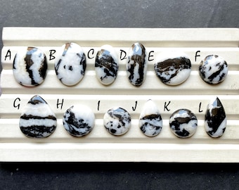 White BUFFALO TURQUOISE Cabochon Loose Gemstone For Jewelry Making, AAA+ Buffalo Turquoise For Handmade Jewelry And Wire Wrap - 34071-34082