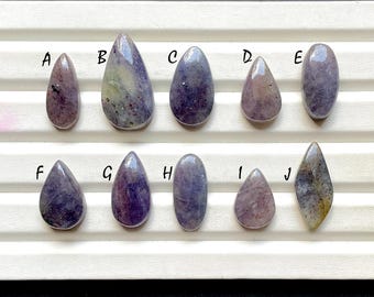 New Iolite Sunstone Cabochon Loose Gemstone For Jewelry Making, AAA+ Natural Iolite Sunstone Gemstone Cabochon For Wire Wrap - 30871-30880