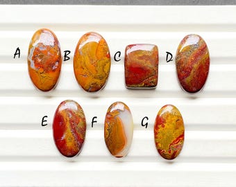Moroccan Agate Cabochon Loose Gemstone For Jewelry Making, AAA+ Moroccan Agate Gemstone For Wire Wrap & Handmade Jewelry - 27899-27905