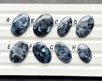 Larvikite Cabochon Loose Gemstone For Jewelry Making, AAA+ Natural Larvikite Gemstone For Handmade Jewelry And Wire Wrap - 26273-26280