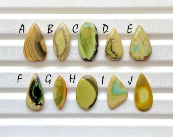 New Mexican Imperial Jasper Cabochon Loose Gemstone For Jewelry Making, AAA+ Natural Imperial Jasper Gemstone For Wire Wrap - 23884-23893