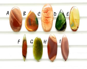 New Mexican Imperial Jasper Cabochon Loose Gemstone For Jewelry Making, AAA+ Natural Imperial Jasper Gemstone For Wire Wrap - 24948-24956