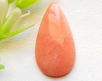 Peach Amazonite Cabochon Loose Gemstone For Jewelry Making, AAA+ Natural Peach Amazonite Gemstone Cabochon For Wire Wrap - 22946-22949