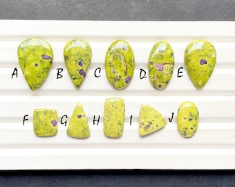 Atlantisite Cabochon Loose Gemstone For Jewelry Making, AAA+ Natural Atlantisite Gemstone Cabochon For Wire Wrap - 28623-28632