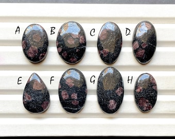 Ruby FallCabochon Loose Gemstone For Jewelry Making, AAA+ Natural Ruby Fall Gemstone Cabochon For Wire Wrap- 32682-32689