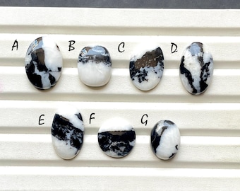 White BUFFALO TURQUOISE Cabochon Loose Gemstone For Jewelry Making, AAA+ Buffalo Turquoise For Handmade Jewelry And Wire Wrap - 30363-30369