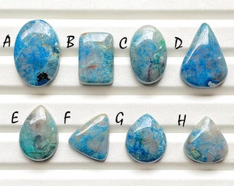 Rare Quantum Quattro Cabochon Loose Gemstone For Jewelry Making, High Polish Natural Quantum Quattro Gemstone For Wire Wrap - 27030-27037