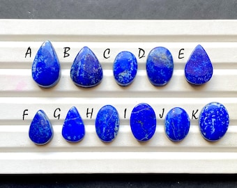 Lapis Lazuli Cabochon Loose Gemstone For Jewelry Making, Natural Beautiful Lapis Lazuli Gemstone For Handmade Jewelry - 31661-31671