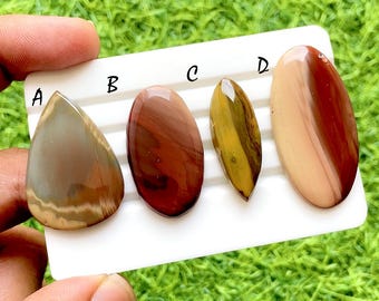 New Mexican Imperial Jasper Cabochon Loose Gemstone For Jewelry Making, AAA+ Natural Imperial Jasper Gemstone For Wire Wrap - 36785-36788