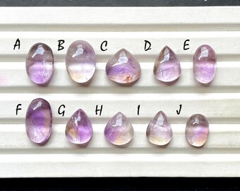 Selected Ametrine Cabochon Loose Gemstone For Jewelry Making, AAA+ Natural Ametrine For Handmade Jewelry And Wire Wrap - 31336-31345