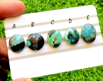 Rare Black Jack Turquoise Cabochon For Jewelry, Natural Black Jack Turquoise Cabochons Loose Gemstone Used for jewelry Making - 36564-36568