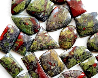 Dragon Blood Stone Cabochon, Wholesale Lot Dragon Blood Stone Cabochon By Weight With Different Shapes And Sizes For Jewelry Making