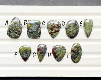 Dragon Jasper Cabochon Loose Gemstone For Jewelry Making, AAA+ Natural Dragon Jasper For Handmade Jewelry And Wire Wrap -28549-28557