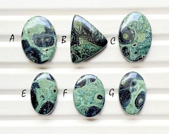 Star Galaxy Jasper Cabochon Loose Gemstone For Jewelry Making, AAA+ Natural Star Galaxy Jasper Gemstone For Wire Wrap - 28402-28407