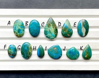 NEW Chilean Opal Cabochon Loose Gemstone For Jewelry Making, AAA+ Natural Chilean Opal Gemstone Cabochon For Handmade Jewelry - 29298-29308