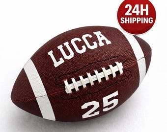 Personalized Football Gift Custom Name & Number – Sports Birthday Team