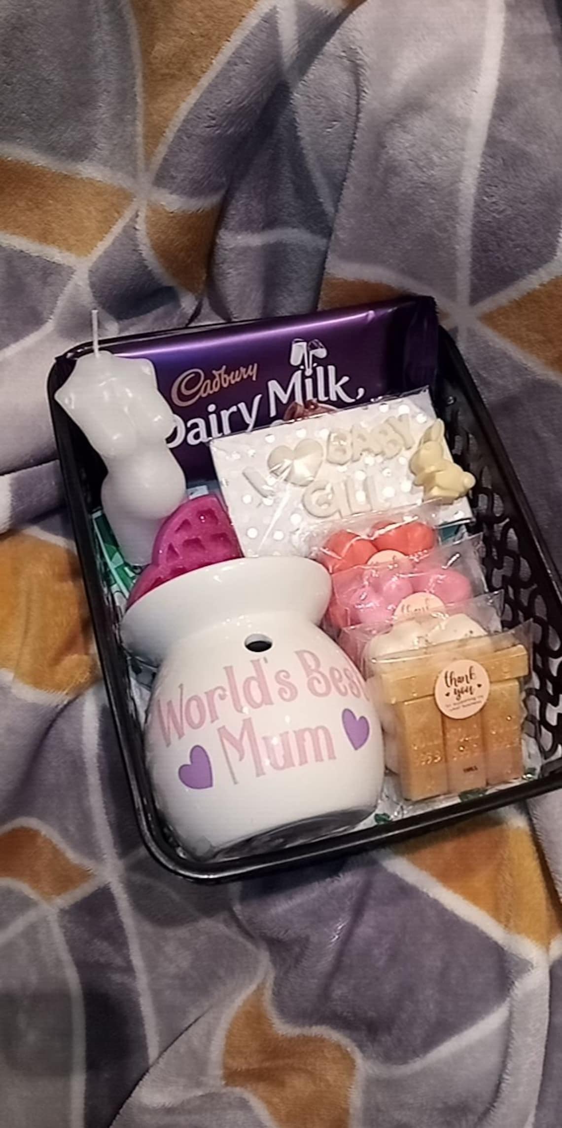 Personalised Wax Melt Gift Baskets Etsy UK