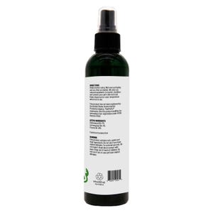 Puede incluir: Una botella de pl&aacute;stico verde con una boquilla de pulverizaci&oacute;n negra. La botella est&aacute; etiquetada con el texto "DIRECTIONS", "ACTIVE INGREDIENTS", "WARNING" y "8 fl oz (237 mL)".