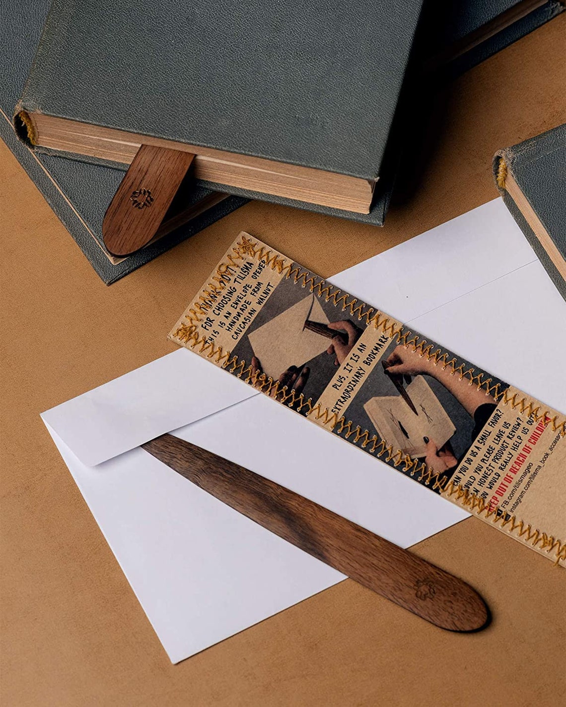 Cute Book Accessories Handmade Wooden 2 in 1 Letter Opener Etsy