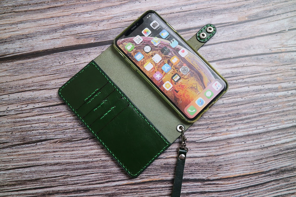 Wristlet Hand Leather Iphone 13 / 13 Mini Case 13 Pro Max Etsy