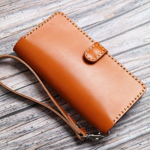 Cartera de cuero auténtico para iPhone 16e, 15 Pro Max, 15 Plus, 14 Pro Max, 13 Pro Max, 12 Pro, funda de cuero con carga inalámbrica, cuero con herramientas