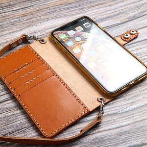 Correa cruzada de cuero para iPhone 16e 15 Pro Max 15 Plus 15 Pro 14 Pro Max 14 Plus 13/13 mini/13 Pro Max,12 Pro Max/11/11 Pro Max Funda tipo billetera