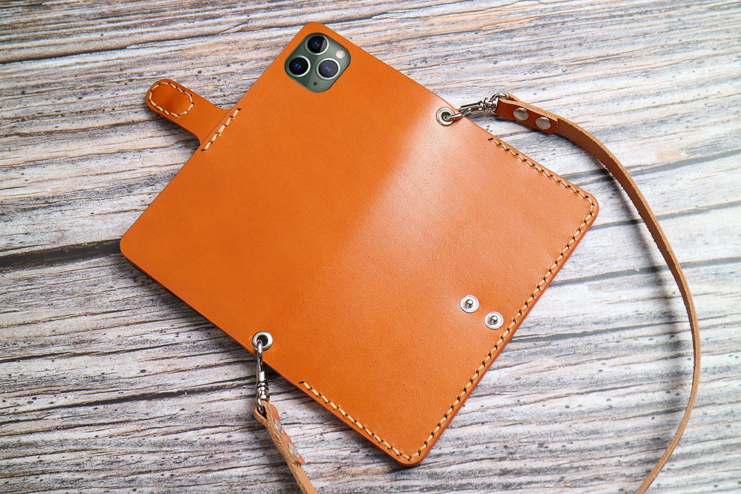 LIFEKA Custodia Per Telefono Con Tracolla In Pelle Con Cerniera, Porta - Foto 9