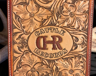 Custom cattle records book
