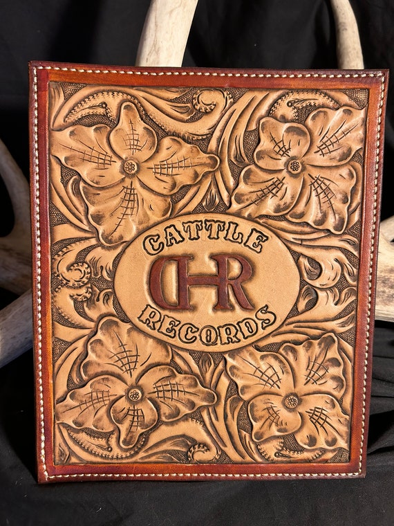 Custom cattle records book