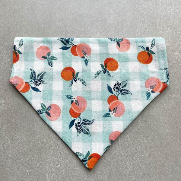 Peach Dog Bandana Etsy