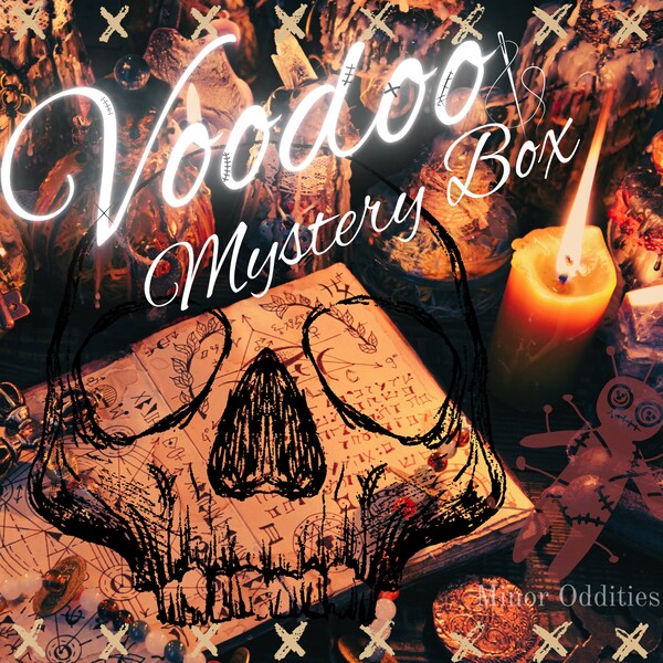 Crypt Collections : Voodoo Themed Mystery Box!! Curated by Minor Oddities!