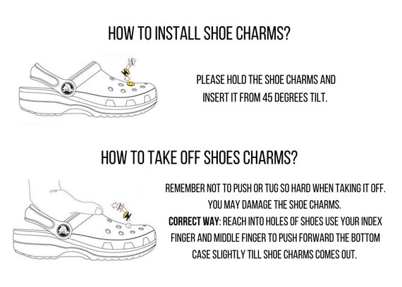  One Piece Shoe Charm for Croc Bracelet Clog Shoe
