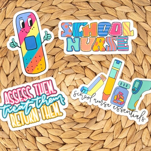 School Nurse Sticker Pack