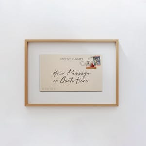 Benutzerdefinierte Vintage Postkarte Digitaler Kunstdruck, personalisierte Wanddekoration, trendiges Wohnkultur Geschenk, westliche ästhetische Kunst, einzigartiges handgefertigtes Andenken