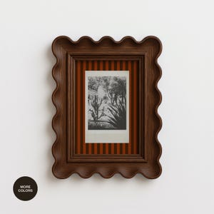 Kaktusgarten Polaroid Print mit kräftigen Streifen, Mexiko-Stadt Fotografie, Eklektische Reisekunst, Avantgarde-Wanddekor | Digitaler Download
