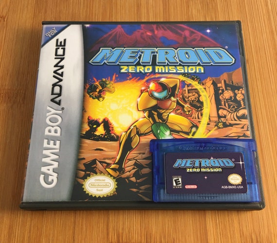 Metroid Zero Mission Game Boy Advance Gba Case Game Etsy Ireland