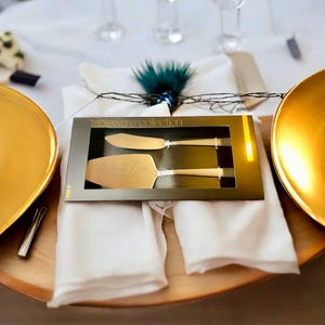 Tortenheber Set personalisiert für das Anschneiden der Hochzeitstorte