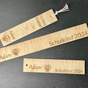 LASER FILE reading aid school request ruler schoolchild gift birthday