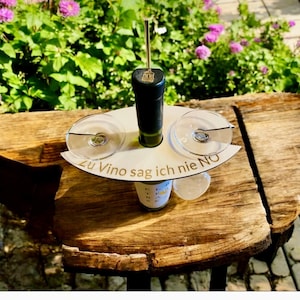SVG LASER BESTAND wijn dienblad fles label glas drager wijn cadeau wijn butler wijnglas houder
