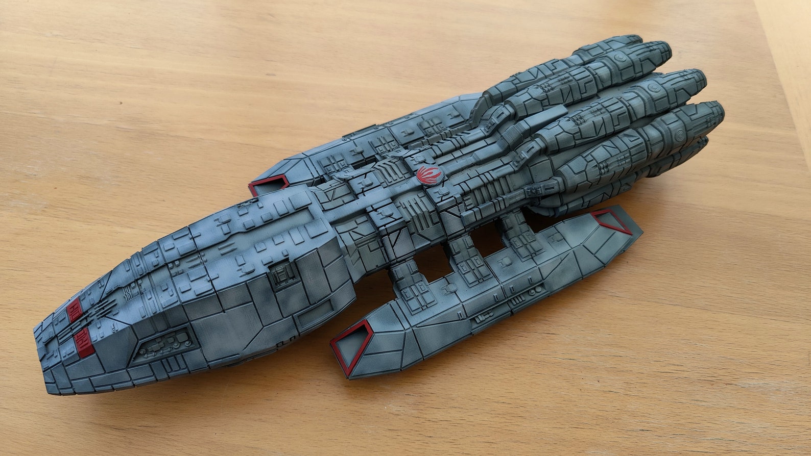 3D Printed Battlestar Pegasus Model Etsy