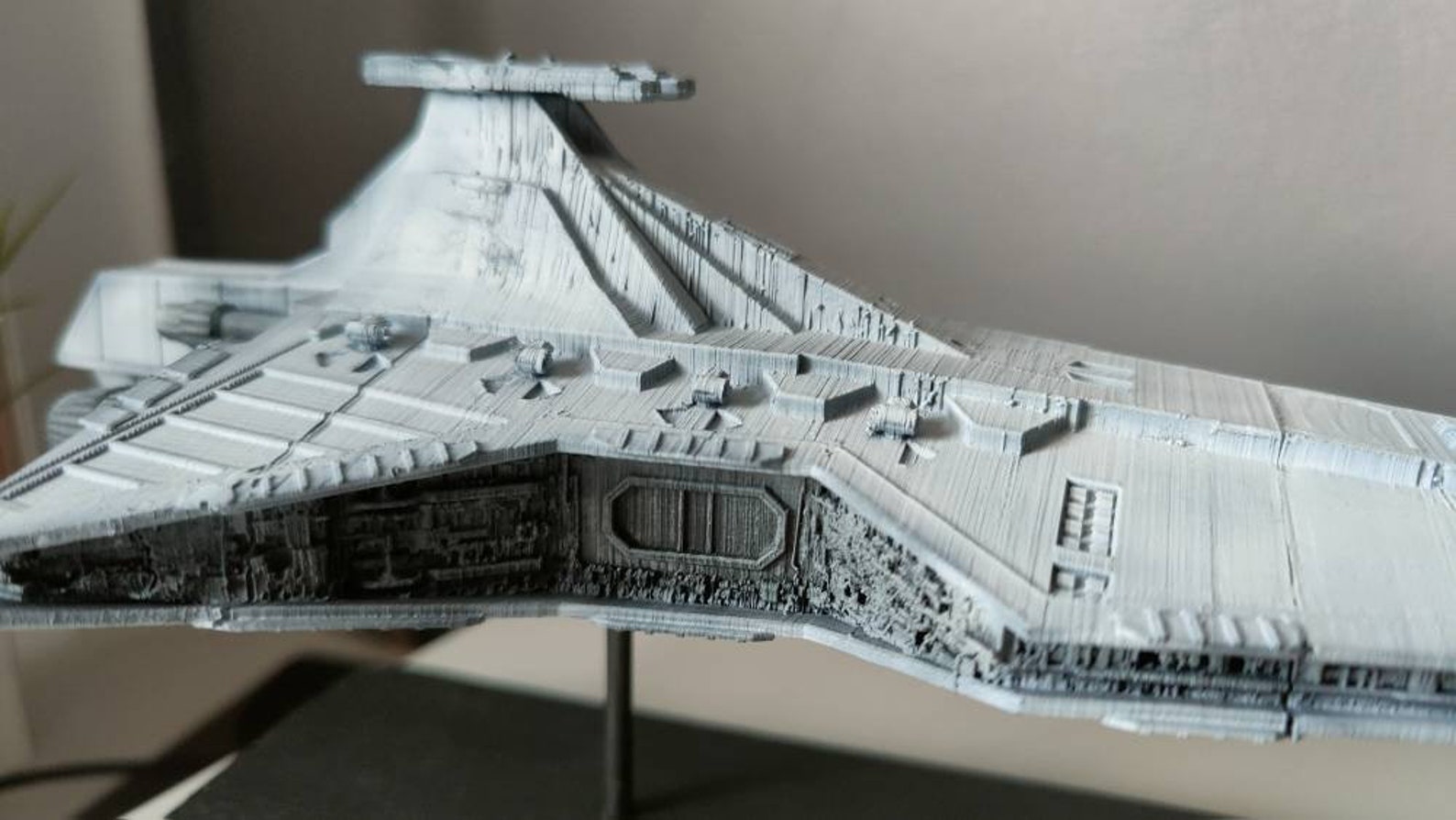 3D printed Imperial Venator class Star Destroyer from Star