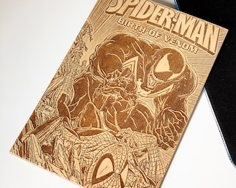Wooden Engraved Comics Cover | Custom Comics Cover Gift | Best Souvenir for Collectors and Fans | Handmade Wooden Art