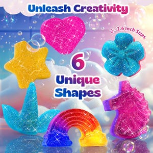 DIY Soap Making Kit for Kids: Mermaid Theme, Makes 16 Soaps image 10
