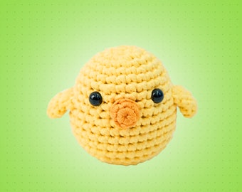 Chirpy Chick Crochet Kit: Beginner DIY Amigurumi Set