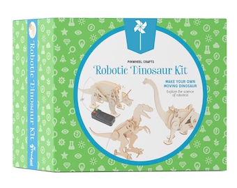 Robotic Dinosaur STEM Kit: DIY T-Rex, Triceratops, Brachiosaurus