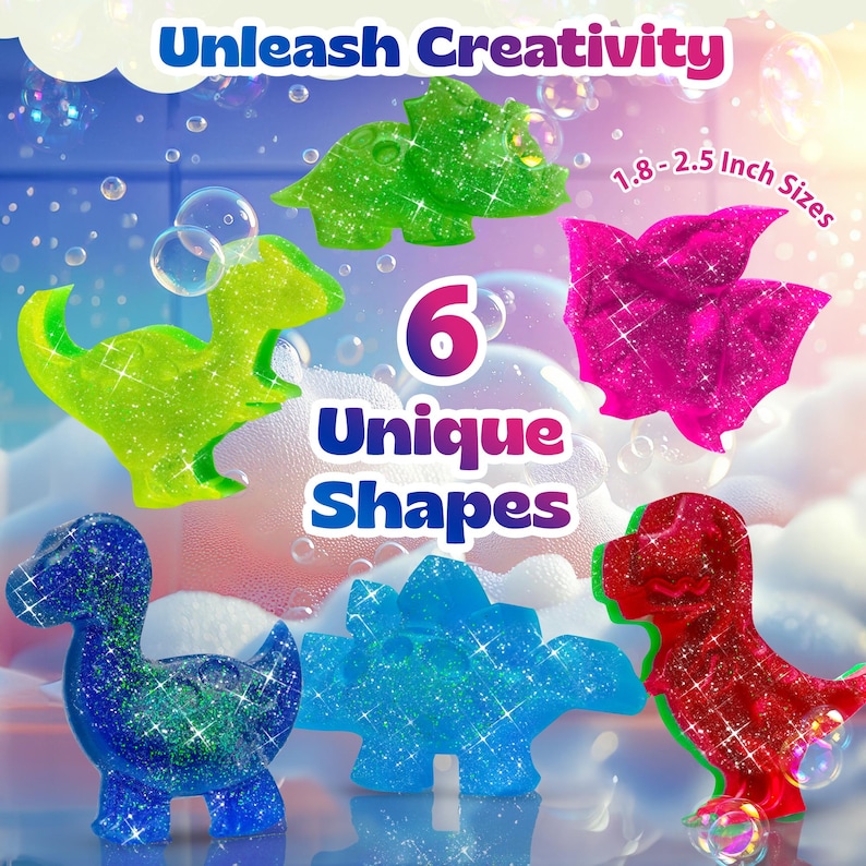 DIY Soap Making Kit for Kids: Mermaid Theme, Makes 16 Soaps image 6