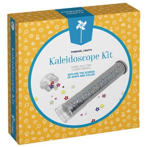 Pinwheel Crafts Kaleidoscope Kit for Kids- Make your own Kaleidoscope Stem Kit- Kids Crafts Science Experiments for kids 6-12