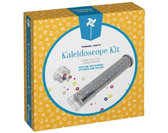 Pinwheel Crafts Kaleidoscope Kit for Kids- Make your own Kaleidoscope Stem Kit- Kids Crafts Science Experiments for kids 6-12